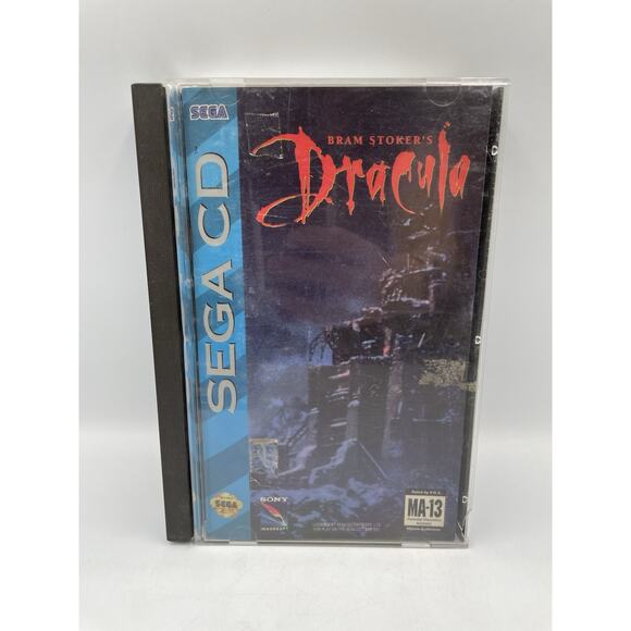 Bram Stoker's Dracula (Sega CD, 1993) W/ Case, Manual. CIB - Picture 1 of 6